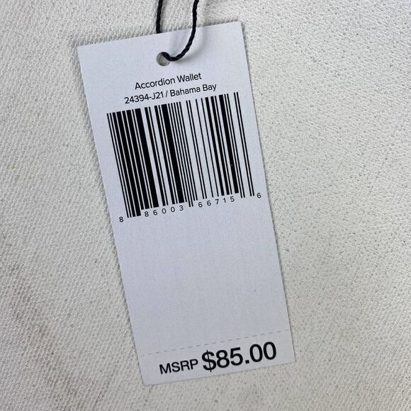 Vera Bradley Accordian Wallet NWT - Picture 5 of 5